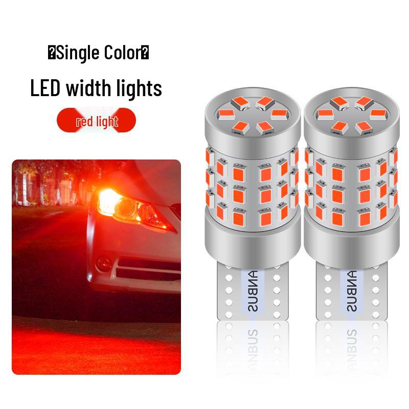 Motorcycle & Car Dual Color High Brightness T10/T15 42SMD Parking/Turn Signal W5W Tail Light Bulb