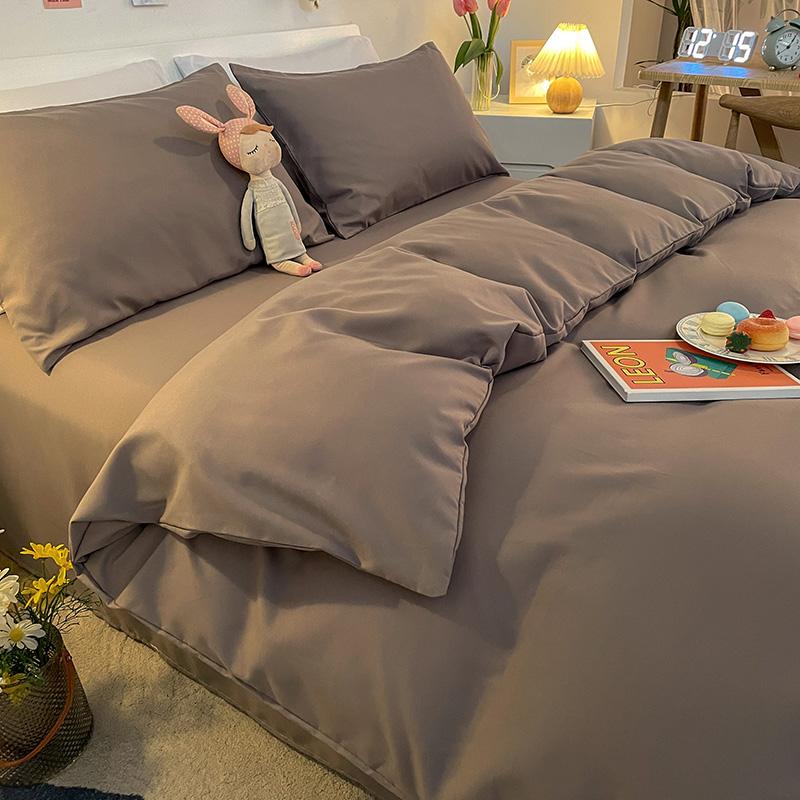 Weißer Bettdeckenbezug Hautfreundliche Bettbezüge Einfacher Stil Bettwäsche für Zuhause funda nordica Weiche Bettbezüge (Kein Kissenbezug)