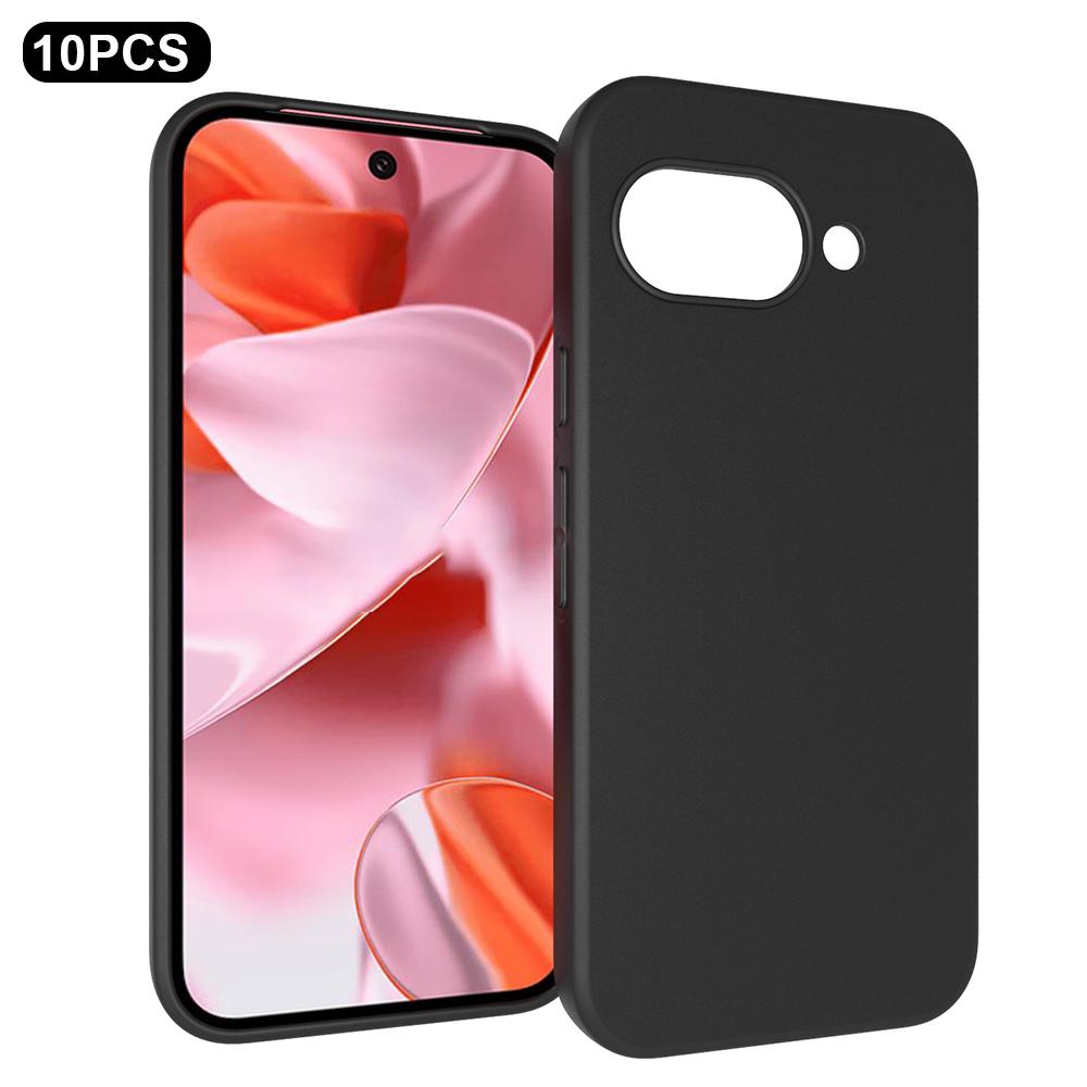 

10Pcs/Pack For Google Pixel 9a Case Anti-Fingerprint Soft TPU Protective Cover A