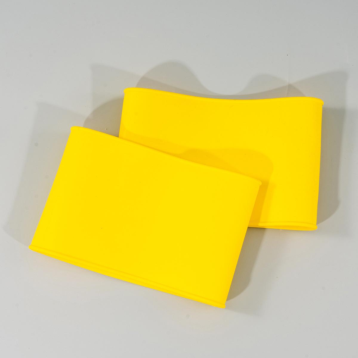 

1 Pair Flexible Leg Straps, for Keeping Football Socks in Place - Anti-Slip, Provides Calf Support, Reusable for Fitness Activities жёлтый