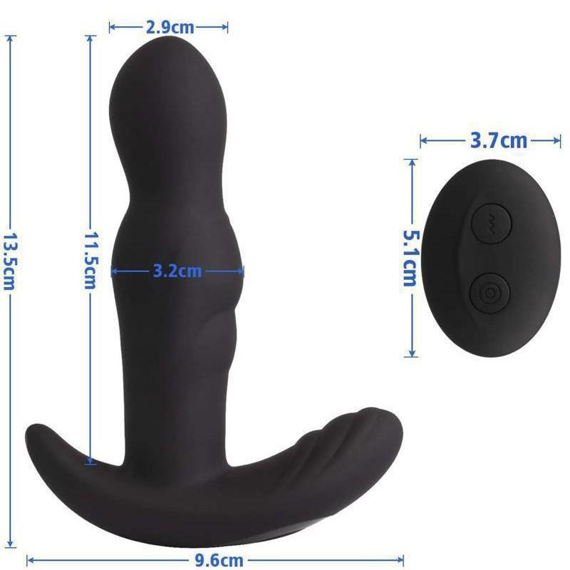 Remote Control Rotating Butt Plug for Men Prostate Massager Silicone Anal Toy Couples Adult Sex Products