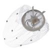 European Handmade Linen Mesh Gauze Hat Mysterious Veil Headdress Western Banquet Ladies Hat