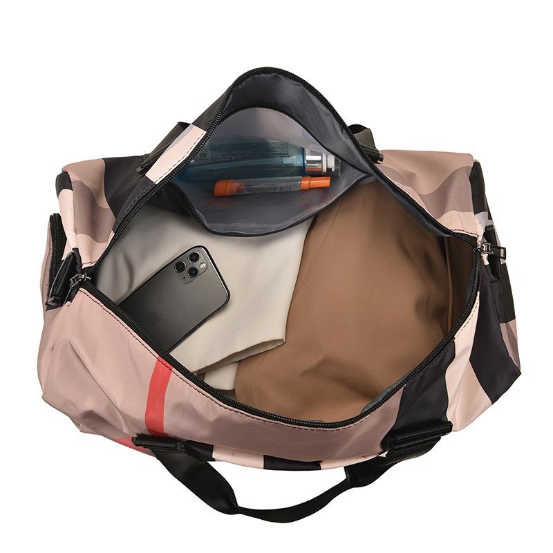 Dry and wet separation fitness bag women with shoe position anti-splashing outdoor sports backpack light short-distance travel bag men