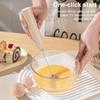 Non-slip Handle Kitchen Egg Beater Stainless Steel Mixer Head Milk Foam Maker  Dessert Preparation