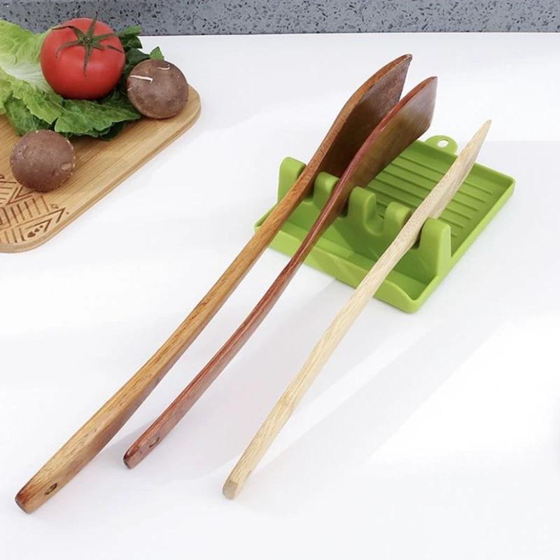 Pot Lid Rack Plastic Kitchen Spoon Holder Fork Spatula Rack For Kitchen Organizer Pan Cover Shelf Tableware Storage