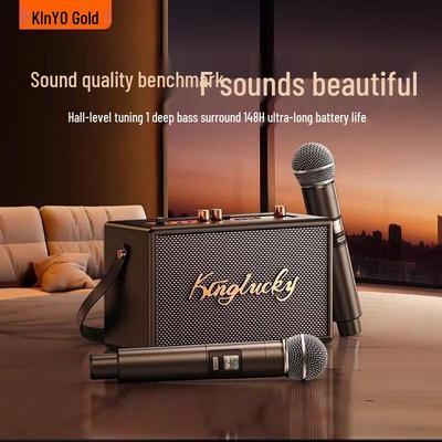 Altoparlante Karaoke Bluetooth KINYO spina CN (adattatore incluso) (Versione NC)