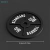 Weightlifting Equipment Design Silicone Coaster Set Round Coasters And Holdersuitable For Kitchen Table Cup Mat