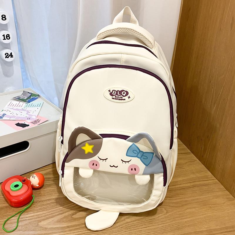 Children's Schoolbag, Primary School Students and Girls Are Cute and High-value Cats, Kindergarten Small Backpacks, Fashionable Backpacks.
