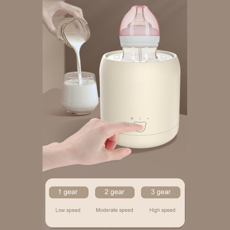 Upgrades Infant Milk Shaker with Quiet Operate Safe & Easy to Use Electric Baby Bottle Swing ABS for Home & Nursery