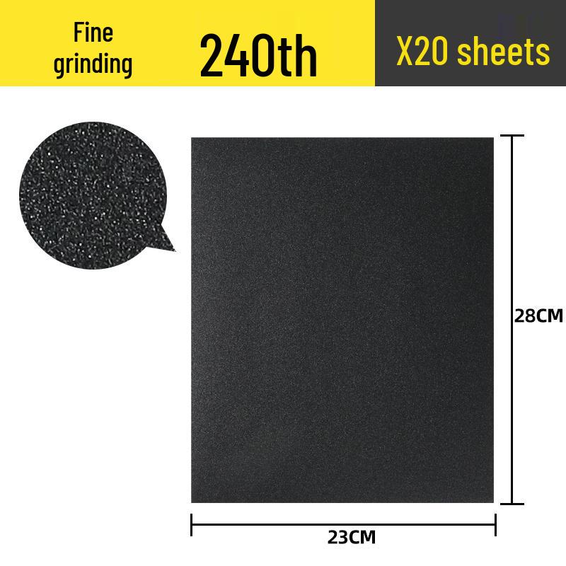 Ultra-fine 2000 Grit Wear-Resistant Sandpaper for Wet and Wood Sanding