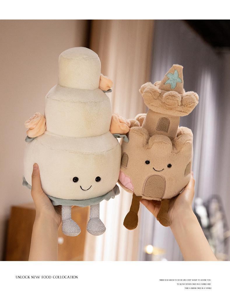 Adorable Birthday Cake Plush Toy Doll - Fun Ramen Prank Gift for Kids