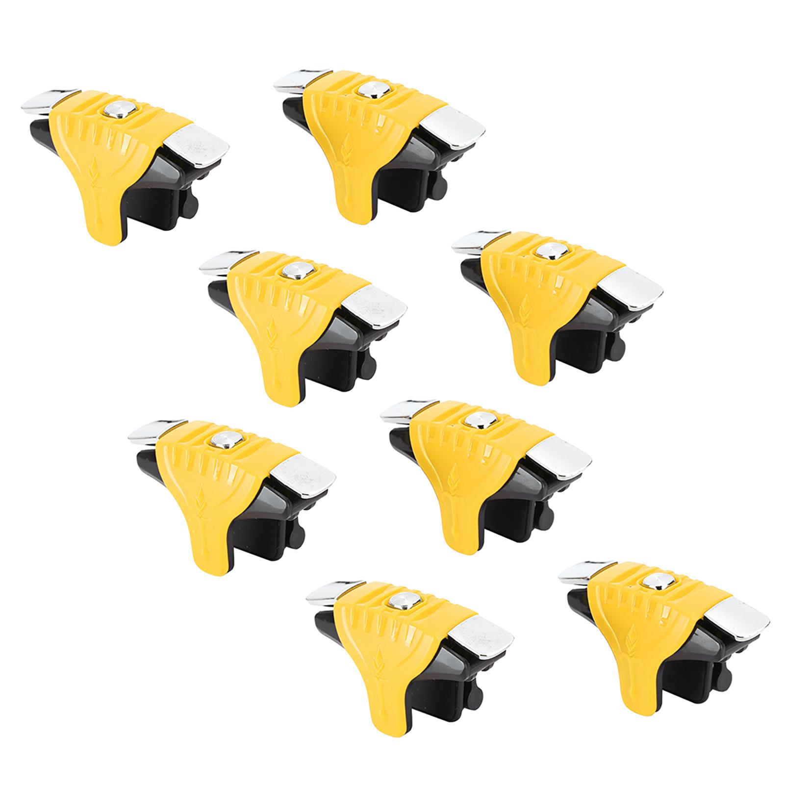 

8 шт. F1 металлические игровые кнопки мобильный стрельба триггер контроллер геймпад для PUBGRed жёлтый