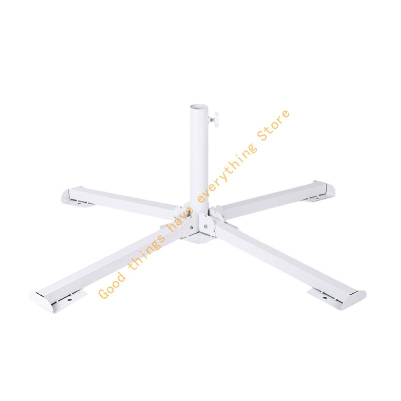 Wide Canopies Garden Umbrellas Base Weatherproofed Sun Shelter With Stabilizing Steel Crosses for Patios And BBQ 55KF