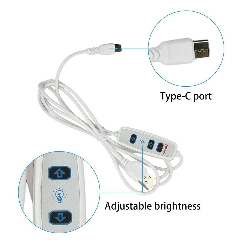111/111 LED Beads Embossed Backlight Panel LED Light Board Embossed Kit Accessories 1V Light Board Brightness Adjustable