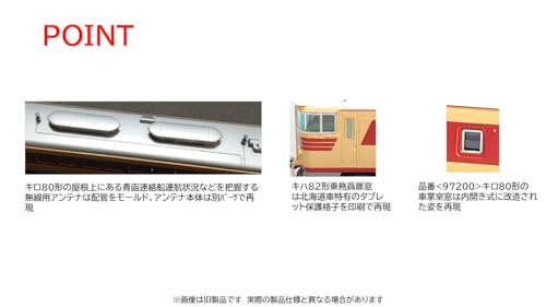 TOMYTEC TOMIX N Gauge JNR Kiha82 Series Hokkaido Specification Basic Set Railway Model Diesel Car 97200