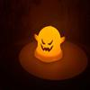 Luminous Halloween Ghost Lamp Plastic Mini Ghost Light Creative LED Candle Light  Yard Decor
