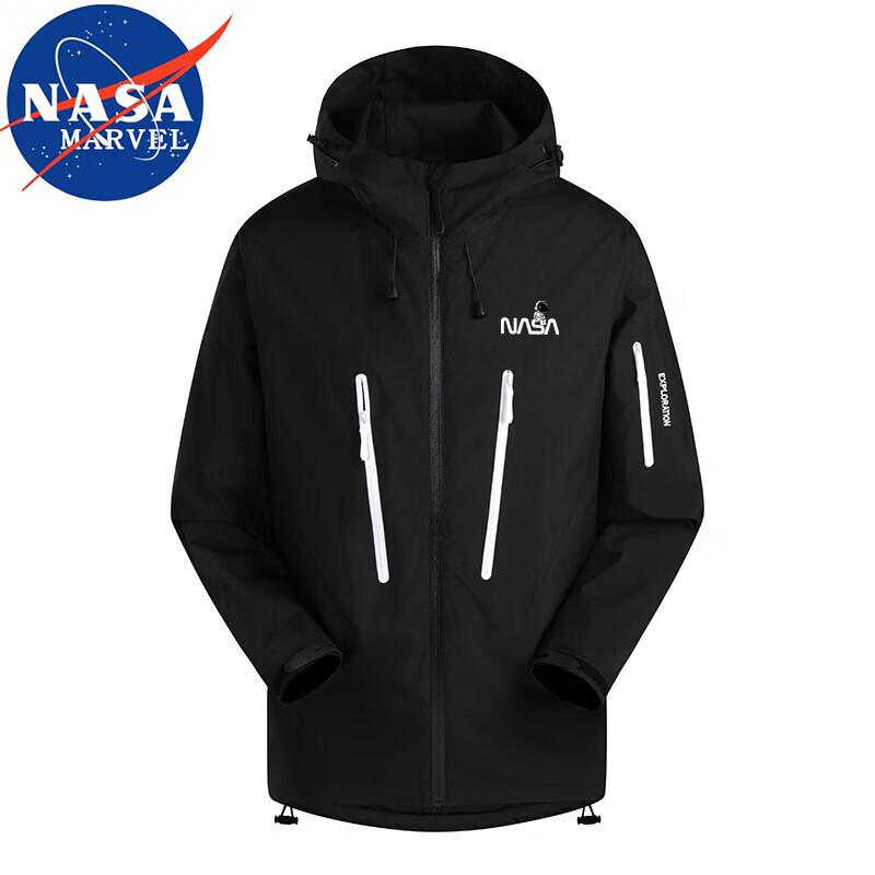 

NASA MARVEL Men s Fall/Spring Hooded Outdoor Jacket 3XL