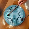 4.5 Inch 8 Notes Steel Tongue Drum with Drum Mallet Music Book Handpan Drum Rain Drum Instrument for Yoga Meditation Unique Gift
