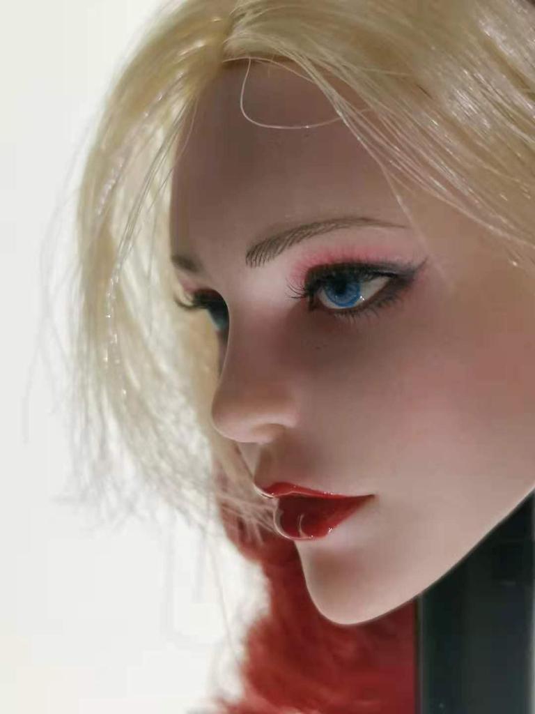 Female Joker Head Sculpt Fit 12 Inch PHHT Action Figure 1/6