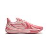 Li Ning Cushioning Slip Resistant Abrasion Resistant Breathable Rebound Grip Low Top Basketball Shoes Men's Pink ABAW007-2