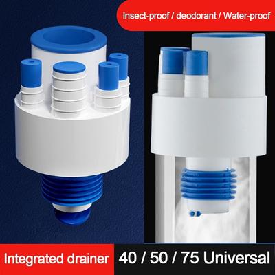Anti Odor Sink Drain Pipe Adapter Sealing Ring Multifunctional Dishwasher Water Pipe Connector Neat Drainage Water Pipe Joint