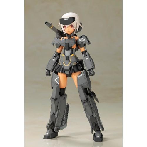 Kotobukiya Frame Arms Girl Gourai Kai Black with FGM148 Type Anti-Tank Missile, Approximately 160mm Tall, Non-Scale Plastic Model