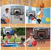 Kids Indoor Basketball Cover Mini Basketball Cover with 2 Balls and Complete Basketball Youth Basketball Great Gift for Basketball Lovers - Parts,