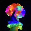 LED Luminous Hair Rope Girls Light Up Elastic Ponytail Scrunchies Glow In The Dark Headwear Party Hair Band Hair Accessories