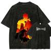 Hot Sale Action Game Peripherals Dark Souls Graphic Print T-shirt Men Women Loose Casual Oversized Vintage Washed O-neck Cotton Top Summer New Tee