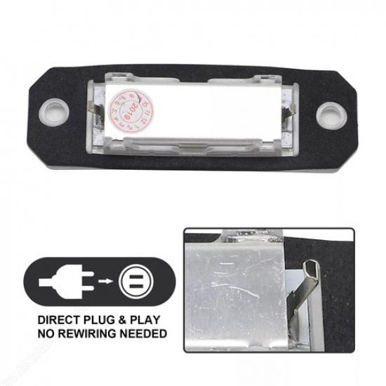 LED License Plate Lights For VW Volkswagen Transporter T5 T6 Caddy 2004-2017