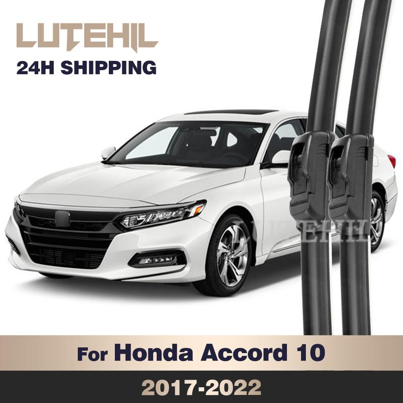 For Honda Accord 10 2017- 2018 Wiper Front Wiper Blades Windshield Windscreen Window Brush 26 +19 Honda Accord 10