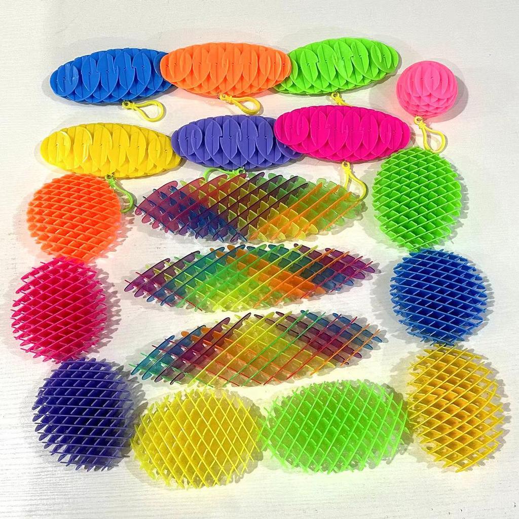 3D Elastic Retractable Radish Deformation Toy Pendant