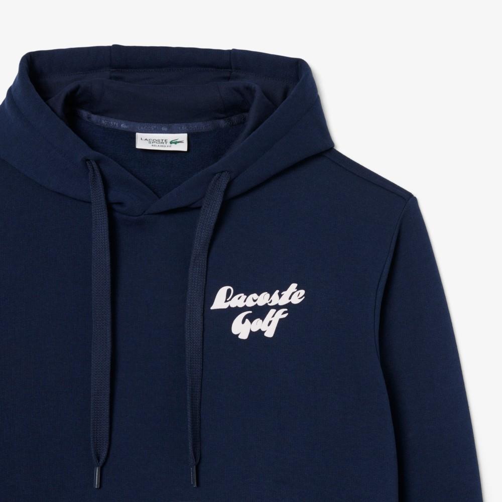 [lacoste] Men's Golf Graphic Hooded Sweatshirt SH4824-55N166