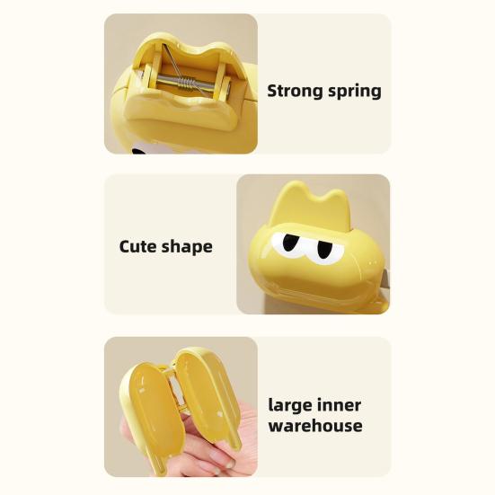 Zahnbürstenkopfschutzkappe Staubdichtes Kompaktes Design Tragbar Cartoon Katzenförmig