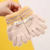 Children's new winter gloves little girl cute cartoon warm full finger gloves boys and girls thickened finger cots