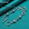 West Lake Beauty Women's Silver Smooth Bead Bracelet