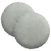 Seat Cushion 2 Pcs Light Grey Ø30 X 13 Cm Velvet
