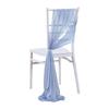 2pcs Chiffon Chair Sashes Wedding Chair Decoration 20x250cm for Wedding Aisle Party Banquet Event Baby Shower