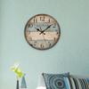 NTicking En Decorative Round Wall Battery Operated Vintage Rustic Country Decor