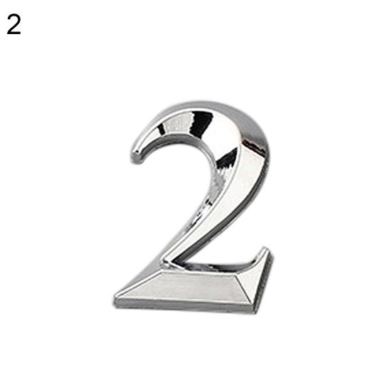 Platerowana tablica na drzwi domu Numer adresu Cyfra Rysunek Tabliczka Znak Hotel Home Decor