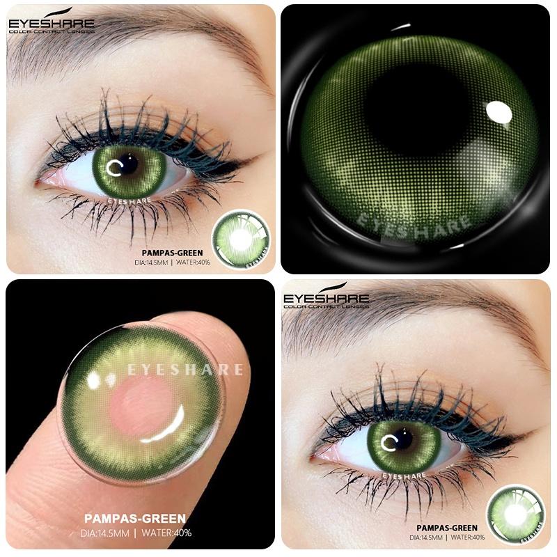 2Pcs Purple Colored Contacts Cosplay Contact Lenses for Eyes Red Lenses High Quality Soft Lenses Green Contacts Yearly