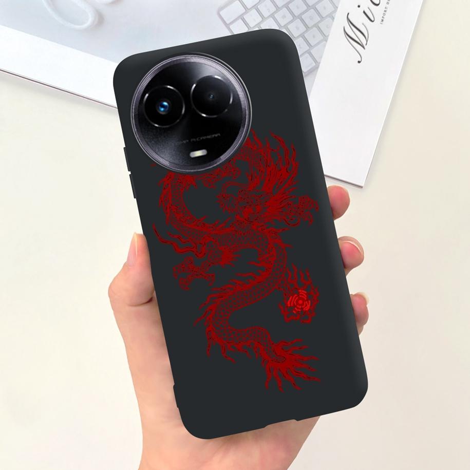 Shockproof Case For Realme 11 5G / Realme 11X Phone Cover Fashion Girls Soft Silicone Funda For Realme11 11 X 2023 RMX3785 Coque