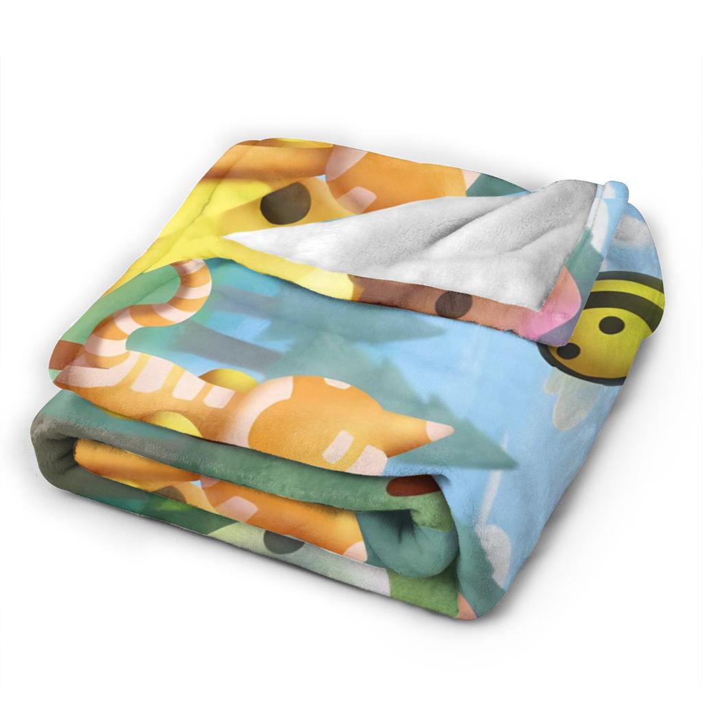 Wobbly Life Sandbox Spieldecke Cartoon Lustig Flanell Neuheit Warme Überwurfdecken für Tagesdecke Dekoration Outdoor