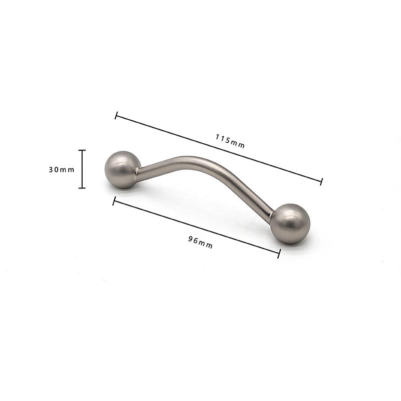 Modern Zinc Alloy Wardrobe Door Handle Single Hole Nordic Minimalist Cabinet Knob Drawer Handle Furniture Hardware