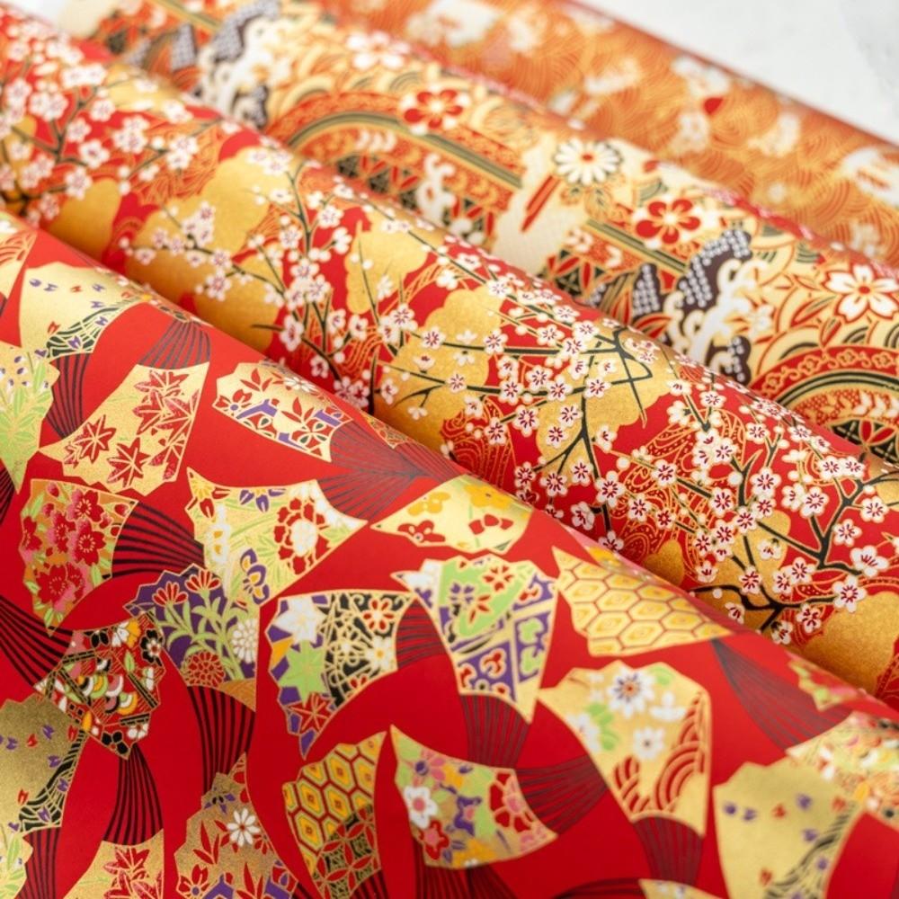 Creative 42x58cm Craft Paper Retro Print Handmade Origami Paper Multi Scene Art Paper Home Decoration