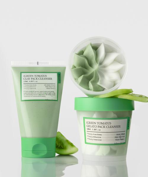 Pulley Duo Set Green Tomato Clay Pack Cleanser + Gelato Pack Cleanser NONE