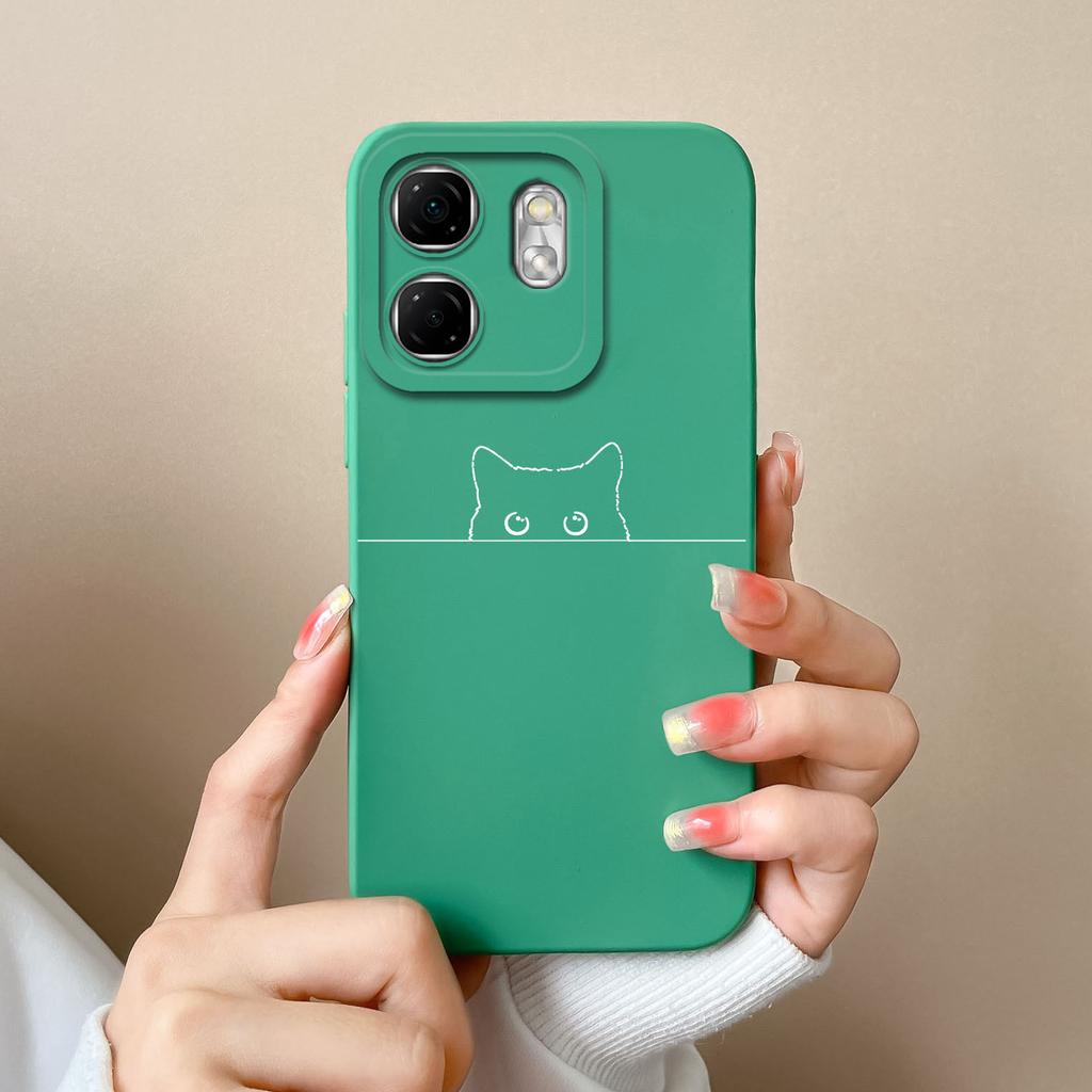 For Infinix Smart 9 Case Fashion Butterfly Liquid Silicone Full Protection Back Cover For Infinix Smart9 Model X6532 Phone Shell