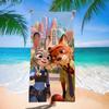 Zootopia Beach Towel Microfiber Bath Towel Kids Cartoon Week Judy Nick Quick Dry Towel