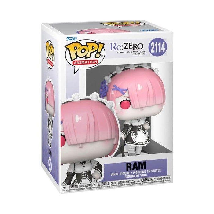 Figurine POP! - FUNKO - Re:Zero - Ram - 9 cm - Figurine de collection - Mixte