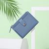 Women Wallets PU Leather Female Purse Solid Multi Cards Holder Coin Short Wallets Small Zipper Wallet